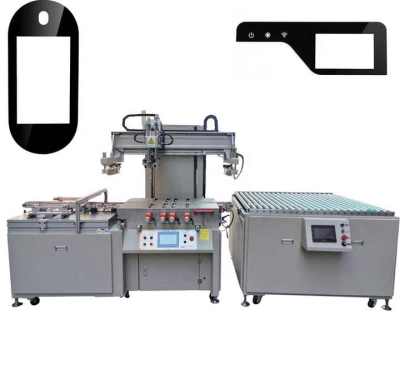 Automatic Glass Panel Flat Screen Printing Machine