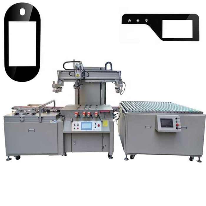 Automatic Glass Panel Flat Screen Printing Machine