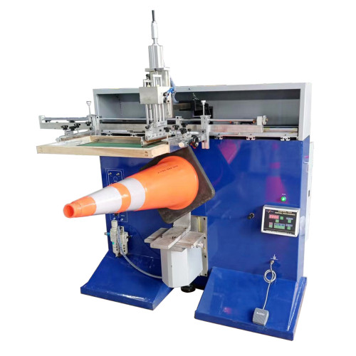 TX-1100S Large Size Screen Printing Machine For PVC Traffic Cones