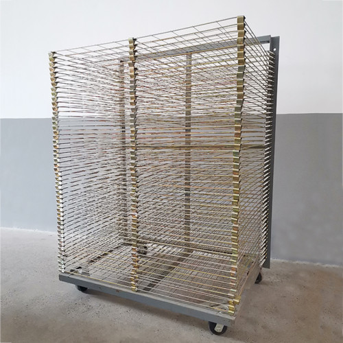 Customizable 50 Layers Drying Racks Trolley 650*1000mm for Screen Printing - OEM & Wholesale Solutions for Your Business Needs