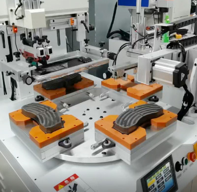 Brake Pad Printing Machine Rotary Table with Take-off Screen Printing Machine High Productivity TX-2030FT