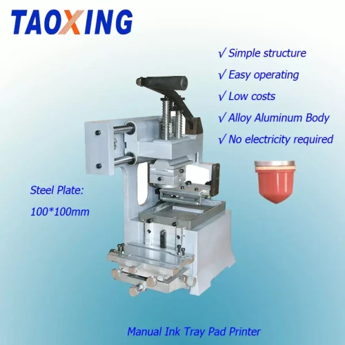 TAOXING Manual Ink Pad Printer TXD-200-150 for Table Tennis Logo Printing