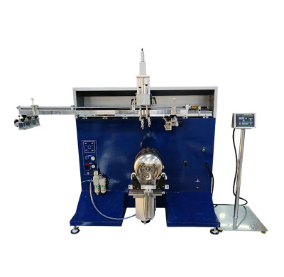 CE certified Semi-Automatic Pneumatic Gas Cylinder Screen Printing Machine