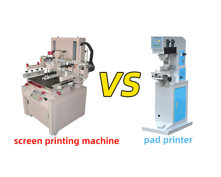 What are the differences between screen printing machines and pad printer?