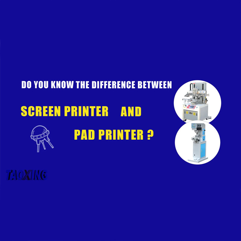 Do you know the difference between a screen printing machine and a pad printing machine?