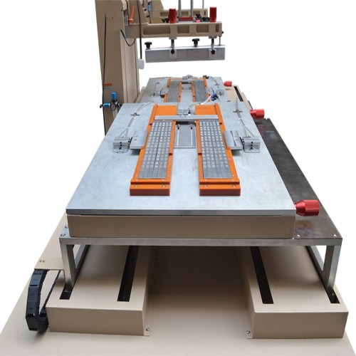 Double Stations Semi Automatic Flat Silk Screen Printing Machine TX-6080ST-SP for Aluminium Plate