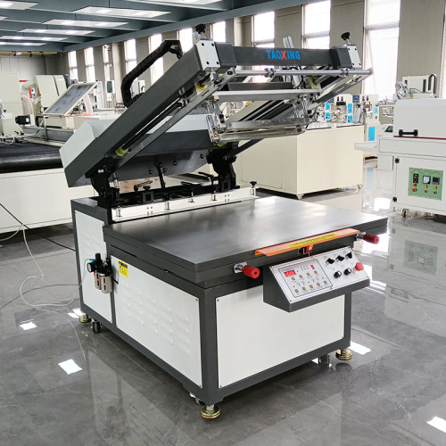 Semi Automatic Oblique Robotic Arm UV Spot Flat Screen Printing Machine  TX-XB7010 for Paper Box