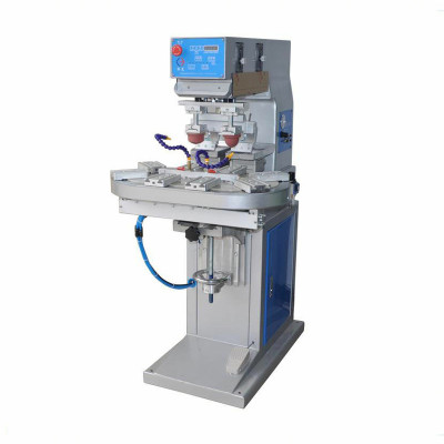 Semi-Automatic Two-color Rotary Ink Pad Printing Machine TXZ－250-100  For Remote Control