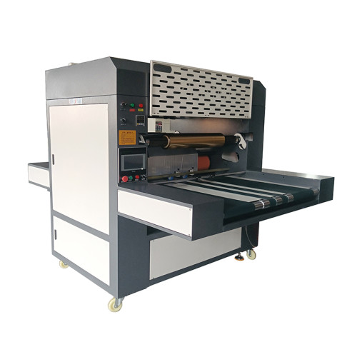 Screen printing UV hot stamping production line Foil Saving Hot Stamping Machine Screen Printing Hot Stamping