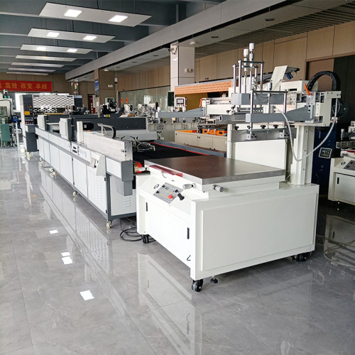 Screen printing UV hot stamping production line Foil Saving Hot Stamping Machine Screen Printing Hot Stamping