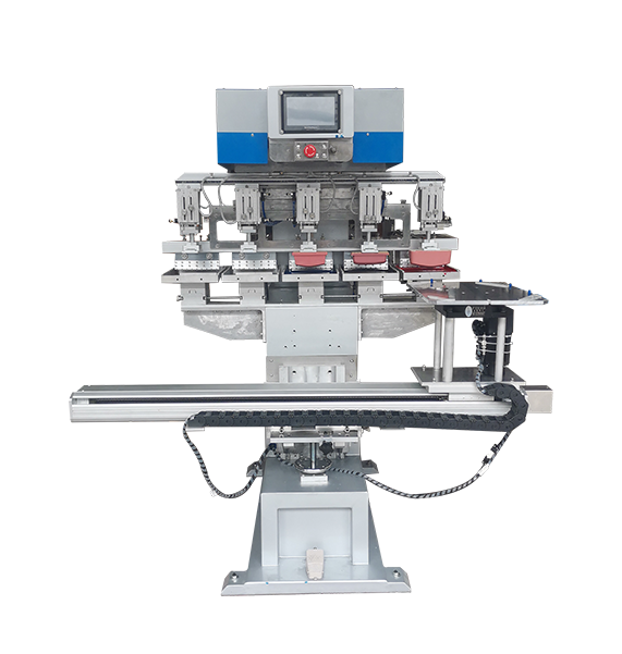 Five-color servo pad printing machine: precise multi-color overprinting, suitable for ultra-large products