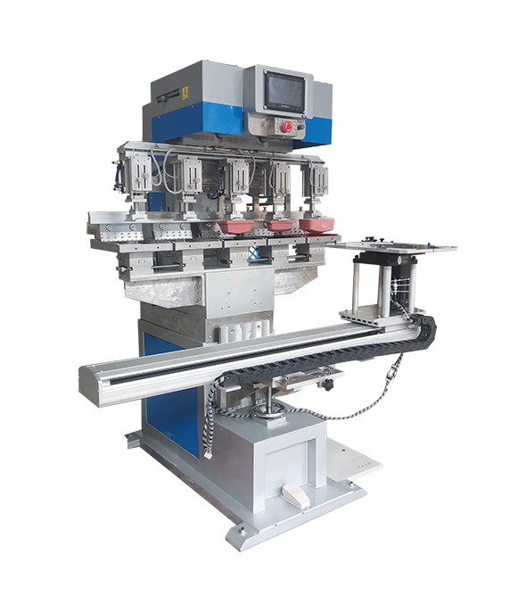 Five color servo pad printing machine: convenient CNC operation, preferred for multi-color printing of large workpieces