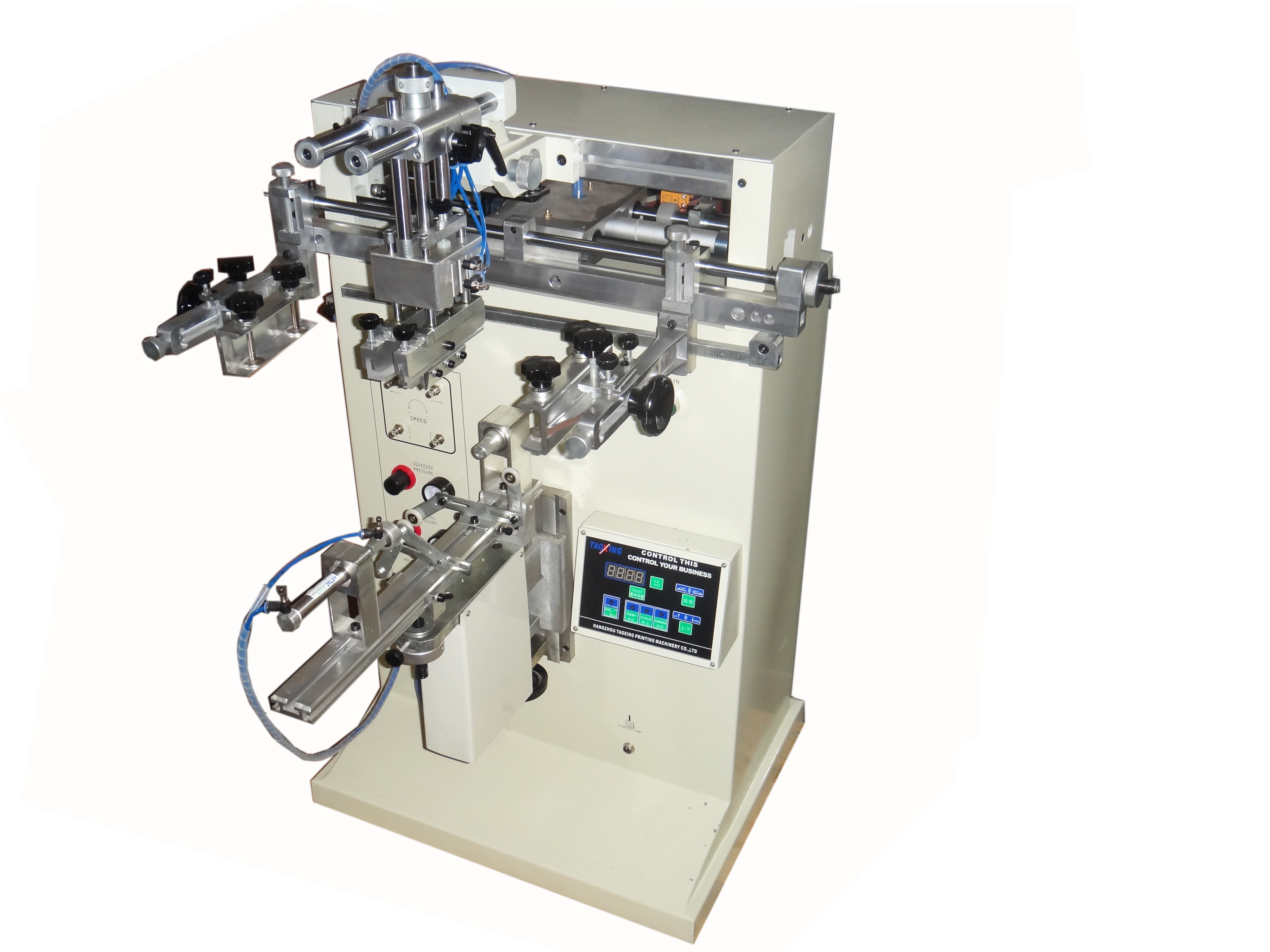 Cylindrical Screen Printing Machine For Packaging