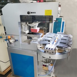 Semi-Automatic Two-color Rotary Ink Pad Printing Machine TXZ－250-100  For Remote Control