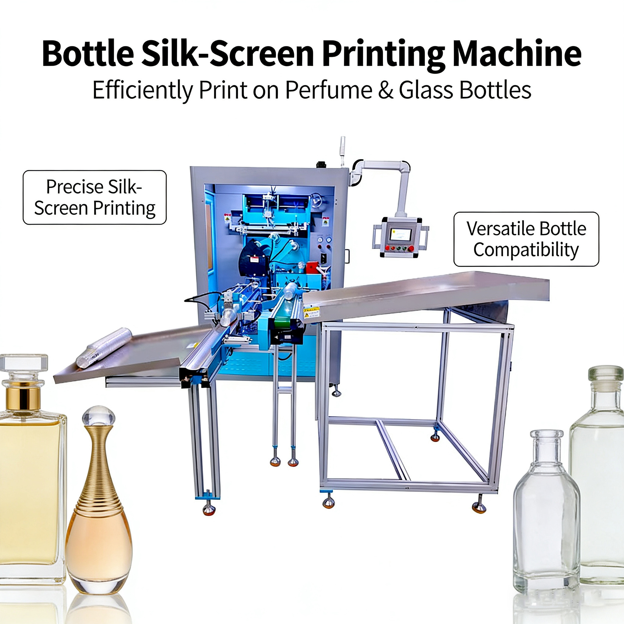 When wire mesh gently kisses a glass bottle: a technological revolution in perfume packaging.