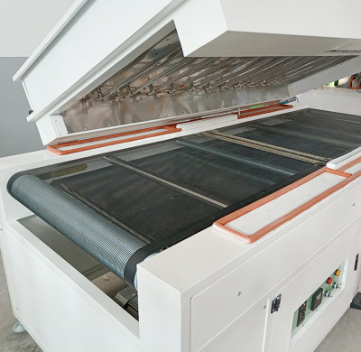 Small Infrared Drying Tunnel TX-IR80-250 Belt Drying Equipment For Screen Printing