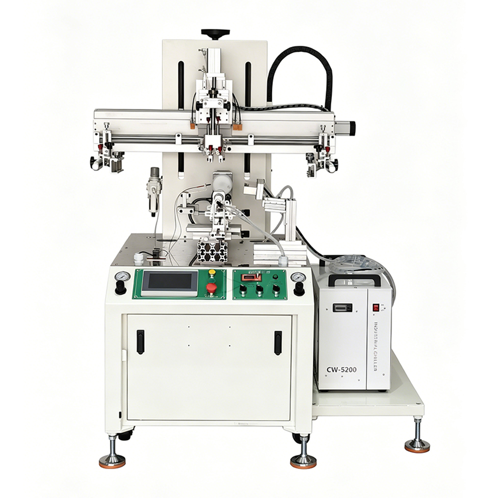 Oil Filter Curved Screen Printing Machine