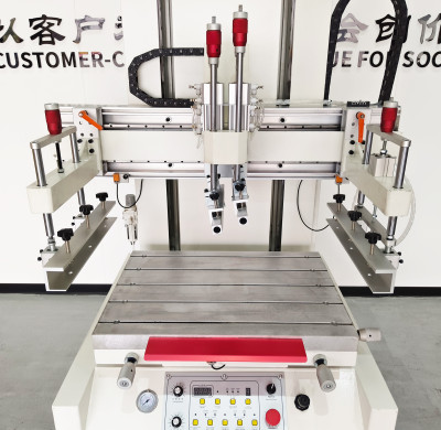 T-Slot Heightened Electric Flatbed Screen Printing Machine TX-4060ST For Suitcase and Plastic Box