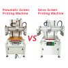 Pneumatic Screen Printing Machine VS Servo Screen Printing Machine: How to Choose? Actual Test Comparison by Taoxing Printing Equipment