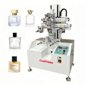 Automatic Four-Axis Servo Driven Screen Printing Machine CP-5004Z for Cosmetic and Irregularly Shaped Bottles