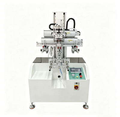 Automatic Four-Axis Servo Driven Screen Printing Machine CP-5004Z for Cosmetic and Irregularly Shaped Bottles