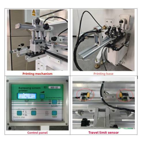 New 400SM Semi-automatic Dual-Purpose Curved Surface Flat Screen Printing Machine for Cups Food Containers