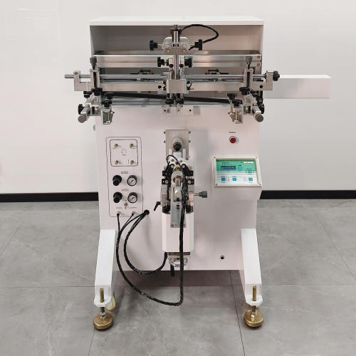New 400SM Semi-automatic Dual-Purpose Curved Surface Flat Screen Printing Machine for Cups Food Containers