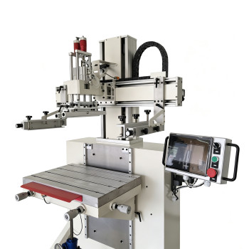 High Precision L -Type Dual Servo Flat Screen Printer Industrial Screen Printing Machine For Metal Box
