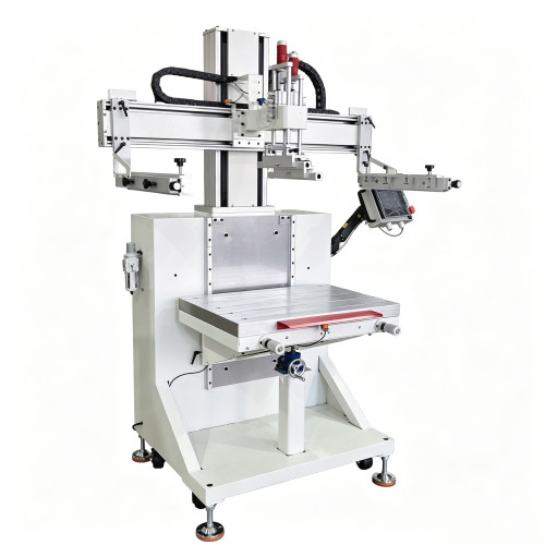 High Precision L -Type Dual Servo Flat Screen Printer Industrial Screen Printing Machine For Metal Box