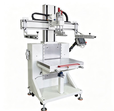 High Precision L -Type Dual Servo Flat Screen Printer Industrial Screen Printing Machine For Metal Box