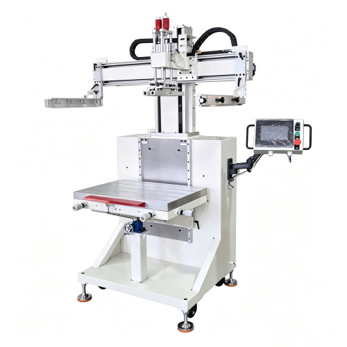 High Precision L -Type Dual Servo Flat Screen Printer Industrial Screen Printing Machine For Metal Box