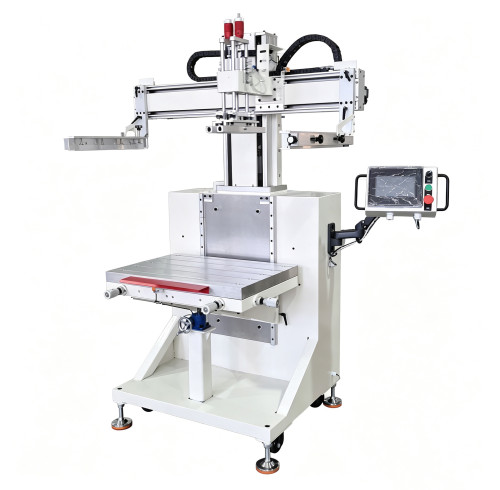 High Precision L -Type Dual Servo Flat Screen Printer Industrial Screen Printing Machine For Metal Box