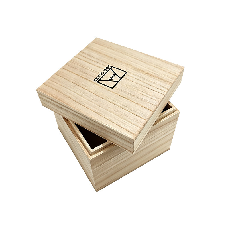 Wooden box screen printing sample