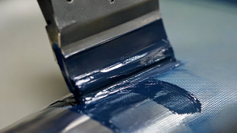 curved screen printing machine process