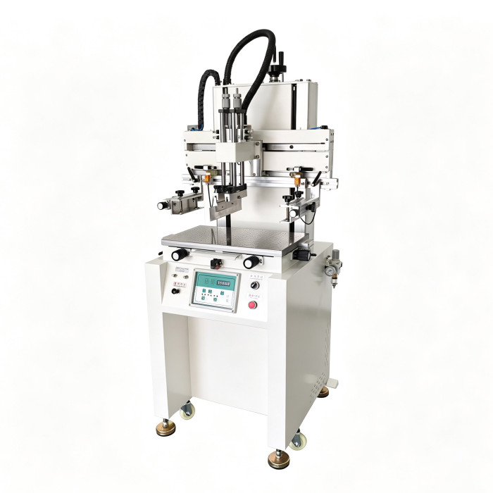 Vertical Pneumatic Flat Screen Printing Machine TX-3050S For Metal Nameplate
