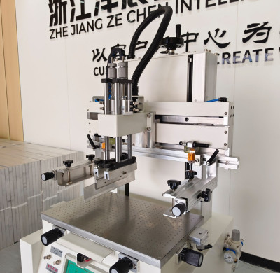 Vertical Pneumatic Flat Screen Printing Machine TX-3050S  For Metal Nameplate