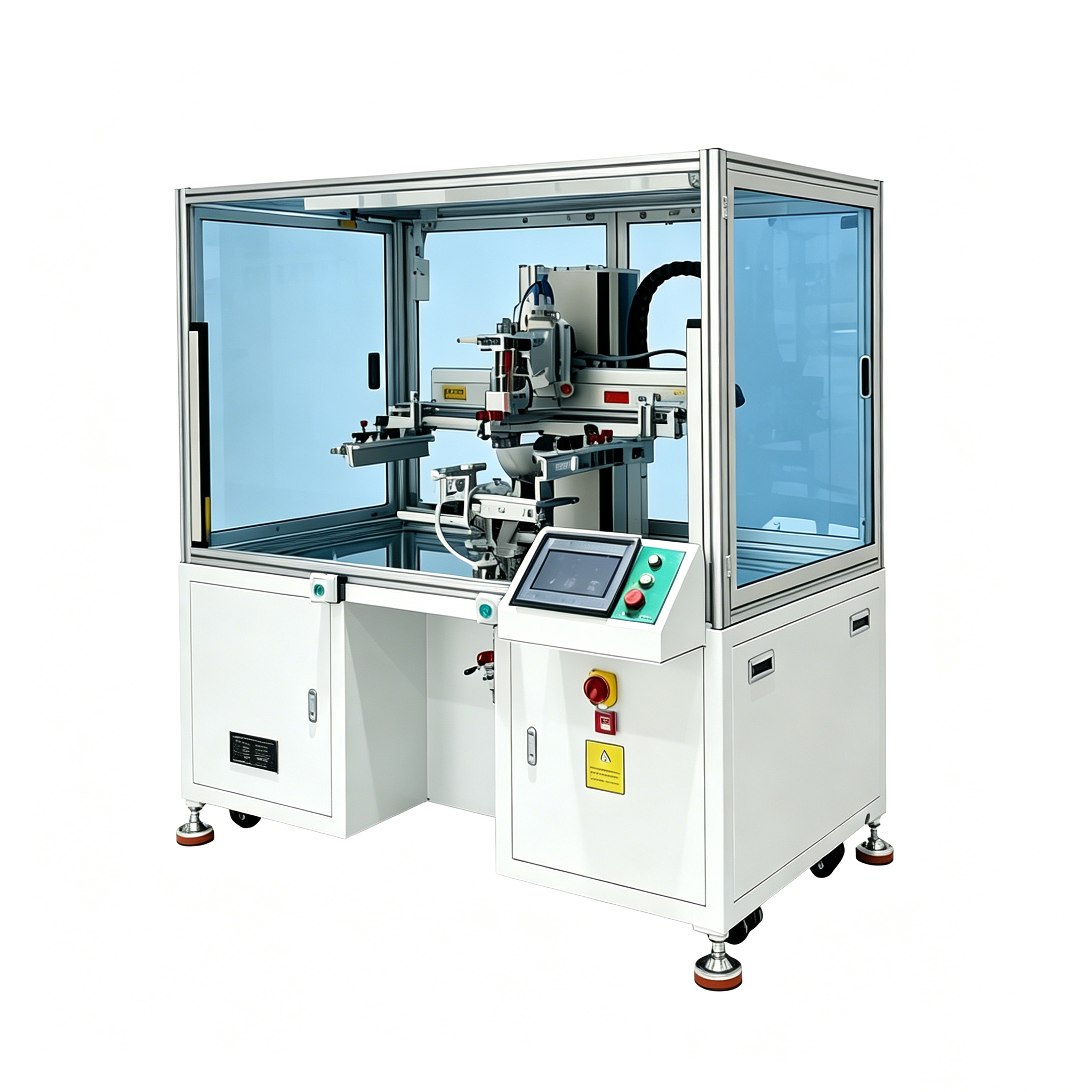 Three-axis Servo Piston Screen Printing Machine