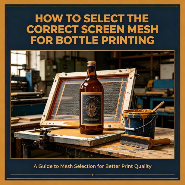 How to Select the Correct Screen Mesh for Bottle Printing