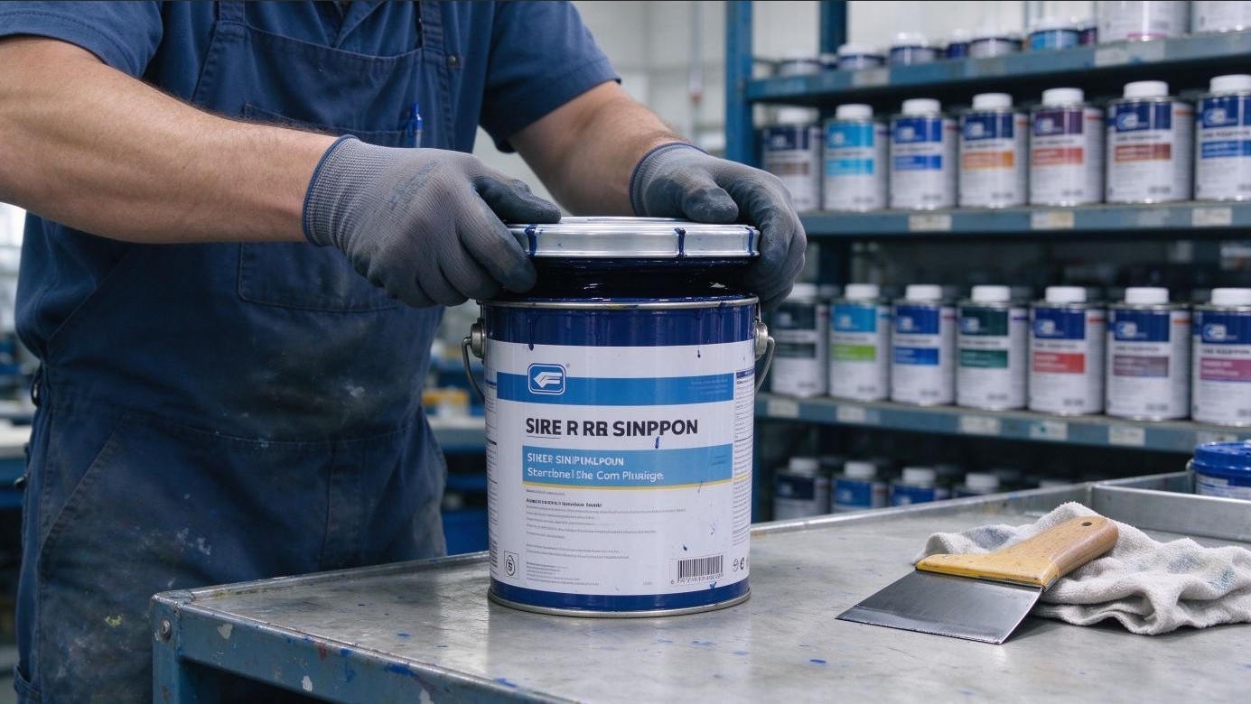 Tighten and seal the ink container with the back cover