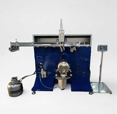 CE certified Semi-Automatic Pneumatic Gas Cylinder Screen Printing Machine