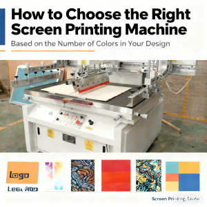 How to Choose the Right Screen Printing Machine  Based on the Number of Colors in Your Design