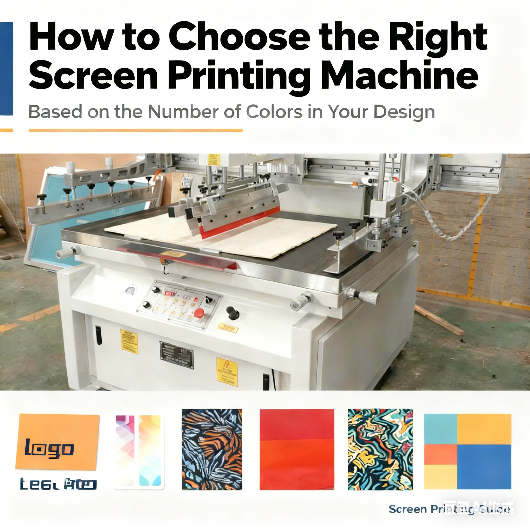 How to Choose the Right Screen Printing Machine Based on the Number of Colors in Your Design