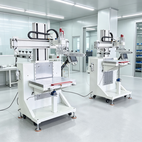 High Precision L -Type Dual Servo Flat Screen Printer Industrial Screen Printing Machine For Metal Box