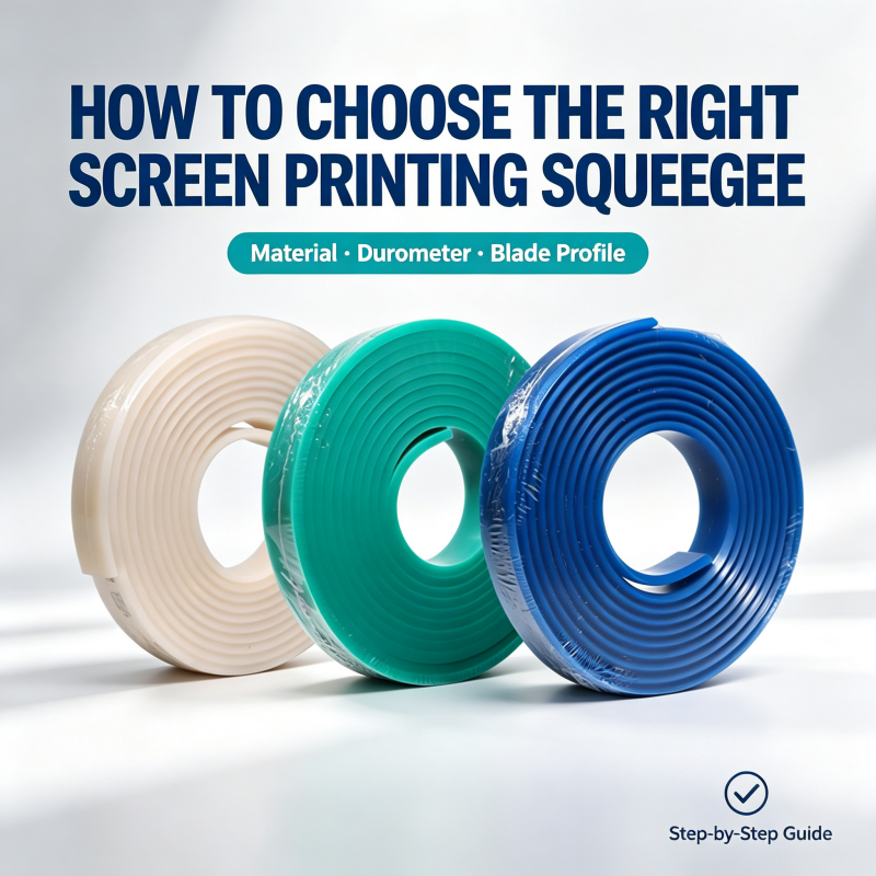 How to Choose the Right Squeegee in Screen Printing？