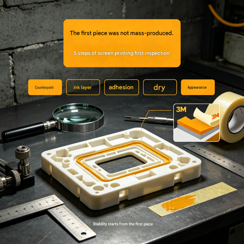 Don't start mass production if the first piece fails! Screen printing initial inspection requires consistently checking these 5 steps.