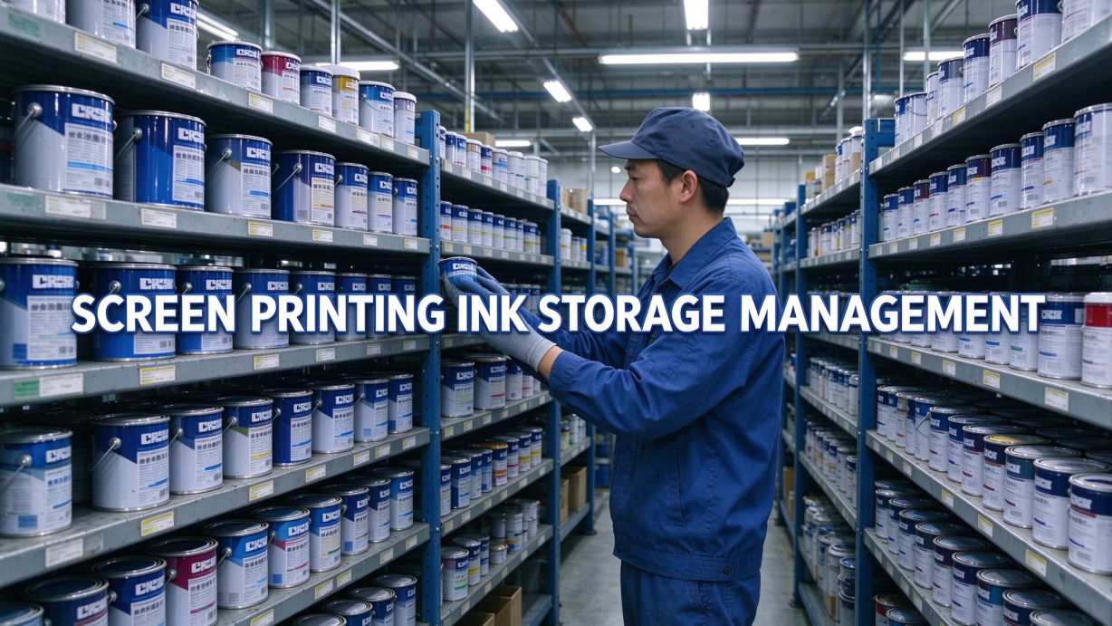 Storage and management of screen printing inks