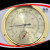 Brass hygrometer and thermometer THB600