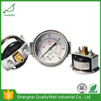General pressure gauge with U-clamp EPG221H-U