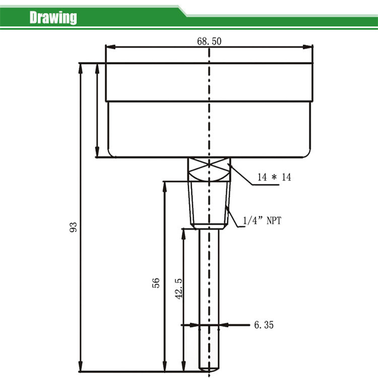 Tridicator-boiler gauge WHT-5