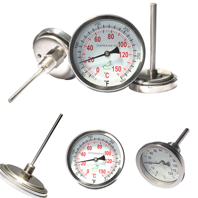 back connection bimetal thermometer A series A type